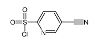 5-cyanopyridine-2-sulfonyl chloride Structure