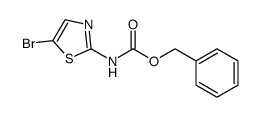 Carbamic acid,(5-bromo-2-thiazolyl)-,phenylmethyl ester (9CI) Structure