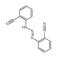 2-[2-(2-cyanophenyl)iminohydrazinyl]benzonitrile structure