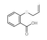Benzoic acid,2-(2-propen-1-ylthio)- structure