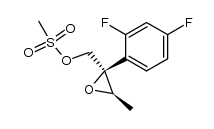 ((2R,3R)-2-(2,4-difluorophenyl)-3-methyloxiran-2-yl)methyl methanesulfonate Structure