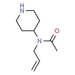 Acetamide,N-4-piperidinyl-N-2-propenyl- (9CI) structure