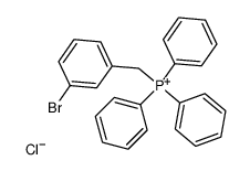 (3-bromo-benzyl)-triphenyl-phosphonium chloride结构式
