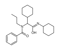 Benzamide, N-[1-cyclohexyl-2-(cyclohexylamino)-2-oxoethyl]-N-propyl- (9CI) Structure