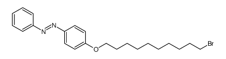 [4-(10-bromodecoxy)phenyl]-phenyldiazene结构式