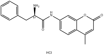 H-D-Phe-AMC·HCl Structure