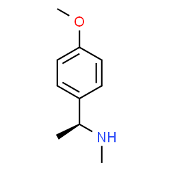 (S)-N-[1-(4-Methoxyphenyl)ethyl]-N-methylamine Structure