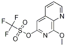 8-Methoxy-1,7-naphthyridin-6-yl trifluoroMethanesulfonate结构式