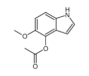 4-acetoxy-5-methoxyindole结构式