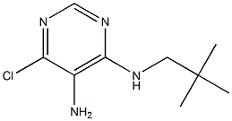 6-Chloro-N4-(2,2-diMethyl-propyl)-pyriMidine-4,5-diaMine Structure