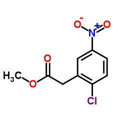 Methyl (2-chloro-5-nitrophenyl)acetate Structure