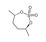 (4S,7S)-4,7-dimethyl-1,3,2-dioxathiepane 2,2-dioxide Structure