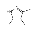 3,4,5-Trimethyl-2-pyrazoline结构式