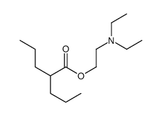 2-(diethylamino)ethyl 2-propylpentanoate Structure