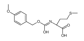 (2S)-2-[(4-methoxyphenyl)methoxycarbonylamino]-4-methylsulfanylbutanoic acid结构式