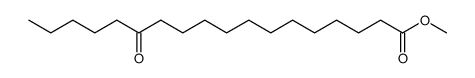 Octadecanoic acid, 13-oxo-, methyl ester Structure