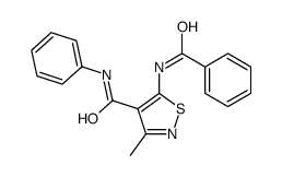 5-benzamido-3-methyl-N-phenyl-1,2-thiazole-4-carboxamide Structure