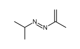 1-isopropyl-3-methyl-1,2-diaza-1,3-butadiene Structure
