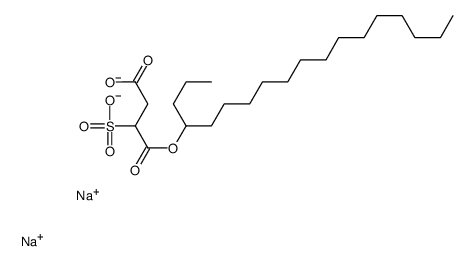 disodium 4-octadecyl 2-sulphonatosuccinate结构式