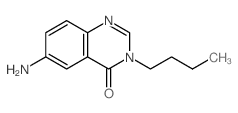 4(3H)-Quinazolinone,6-amino-3-butyl- Structure