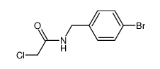 N-(4-Bromo-benzyl)-2-chloro-acetamide结构式