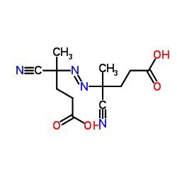 4,4'-偶氮双(4-氰基戊酸)结构式