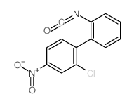 1,1'-Biphenyl,2-chloro-2'-isocyanato-4-nitro- structure