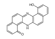 dibenzo[a,h]phenazine-1,8-diol结构式