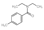 Benzamide,N,N-diethyl-4-methyl- structure