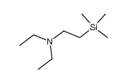 [2-(diethylamino)ethyl]trimethylsilane Structure