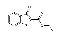 2-Benzothiazolecarboximidicacid,ethylester,3-oxide(8CI) structure