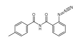 N-(4-methylbenzoyl)-2-azidobenzamide Structure