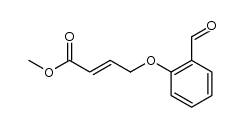 4-(2-formylphenoxy)but-2-enoic acid methyl ester Structure