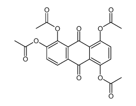 (4,5,6-triacetyloxy-9,10-dioxoanthracen-1-yl) acetate结构式