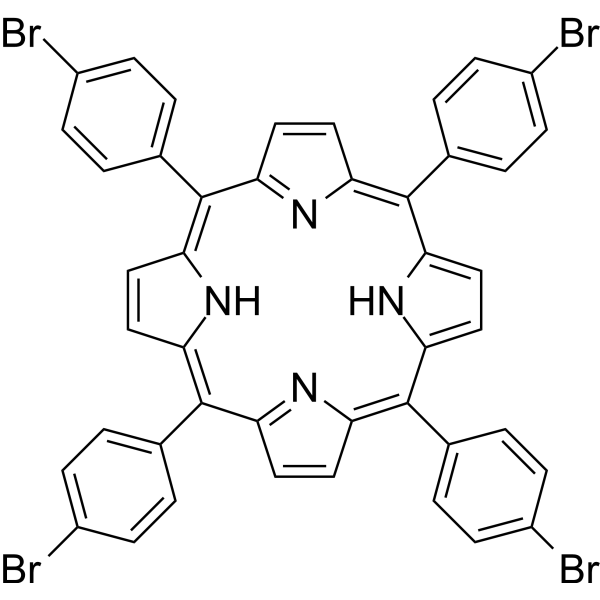 meso-Tetra (p-bromophenyl) porphine structure