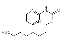 2-Pyrimidinecarbamicacid, thio-, S-octyl ester (7CI,8CI) picture