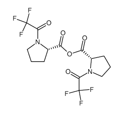 N-trifluoroacetylproline anhydride structure