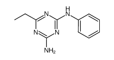 6-ethyl-N-phenyl-[1,3,5]triazine-2,4-diamine Structure