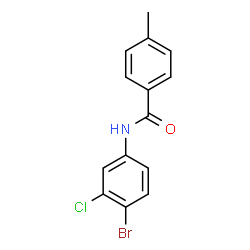 N-(4-Bromo-3-chlorophenyl)-4-methylbenzamide Structure