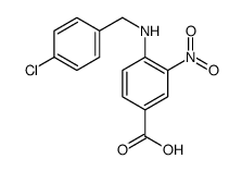 4-[(4-chlorophenyl)methylamino]-3-nitrobenzoic acid Structure