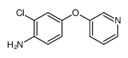 2-chloro-4-(pyridin-3-yloxy)aniline结构式