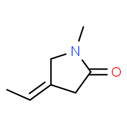 2-Pyrrolidinone,4-ethylidene-1-methyl-(9CI) structure