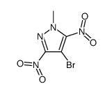 4-bromo-1-methyl-3,5-dinitropyrazole Structure