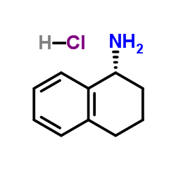 (R)-1,2,3,4-四氢-1-萘胺盐酸盐结构式