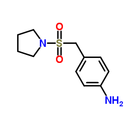 1-((4-Aminobenzenemethane)sulfonyl)pyrrolidine structure
