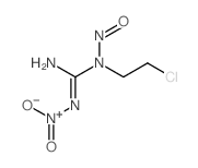 1-(2-chloroethyl)-2-nitro-1-nitroso-guanidine structure