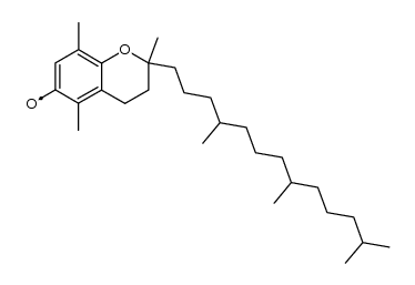 β-chromanoxyl radical结构式