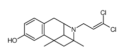 3-(3,3-Dichloro-2-propenyl)-1,2,3,4,5,6-hexahydro-6,11-dimethyl-2,6-methano-3-benzazocin-8-ol Structure