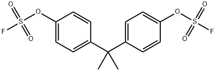 Fluorosulfuric acid, (1-methylethylidene)di-4,1-phenylene ester (9CI) Structure