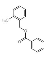 Benzoic acid,(2-methylphenyl)methyl ester structure